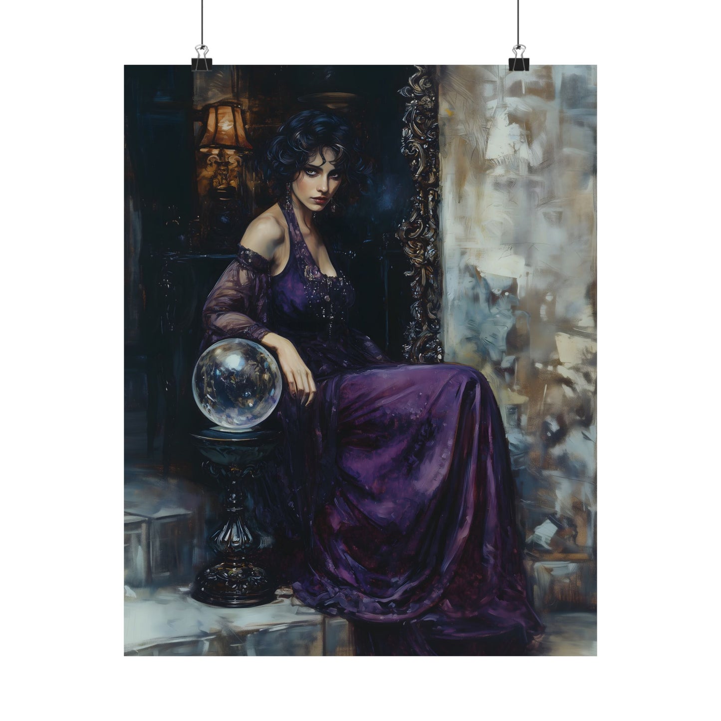 Purple Witch Art Print