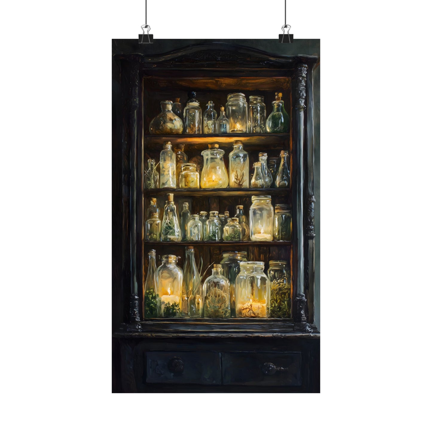 Witchy Cabinet Art Print