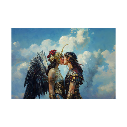 Nike and Athena Art Print