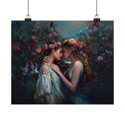 Spring Lovers Art Print