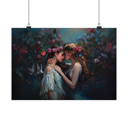 Spring Lovers Art Print