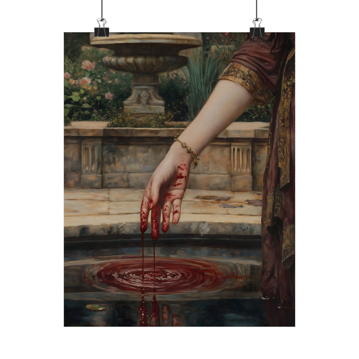 Blood and Water Art Print