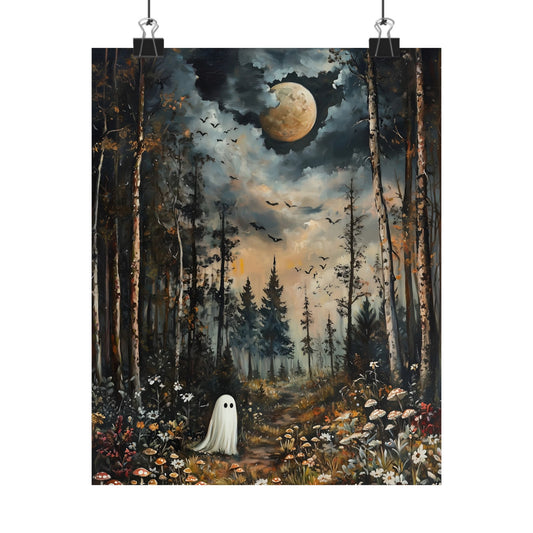 Ghost in Autumn Forest