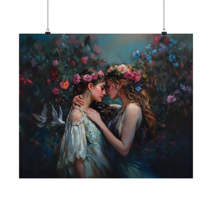 Spring Lovers Art Print