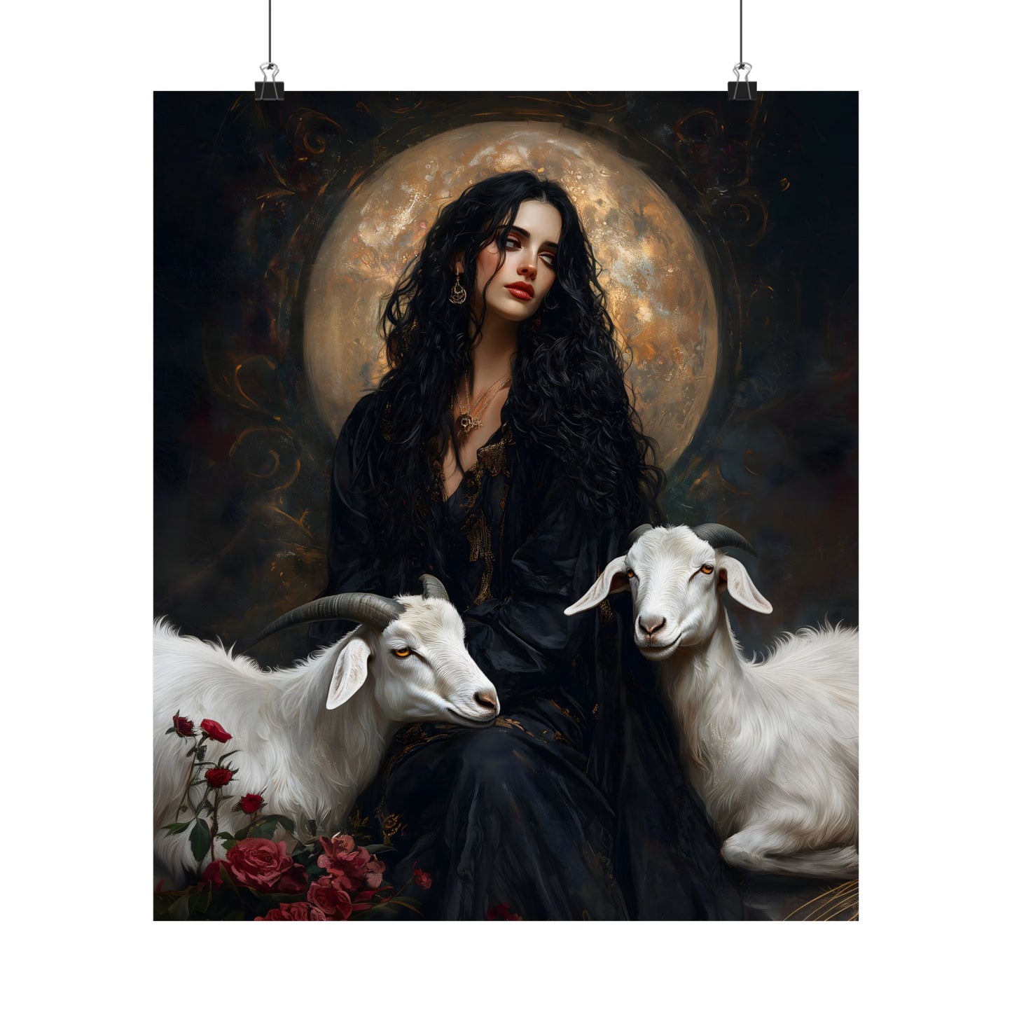 Goats Art Print