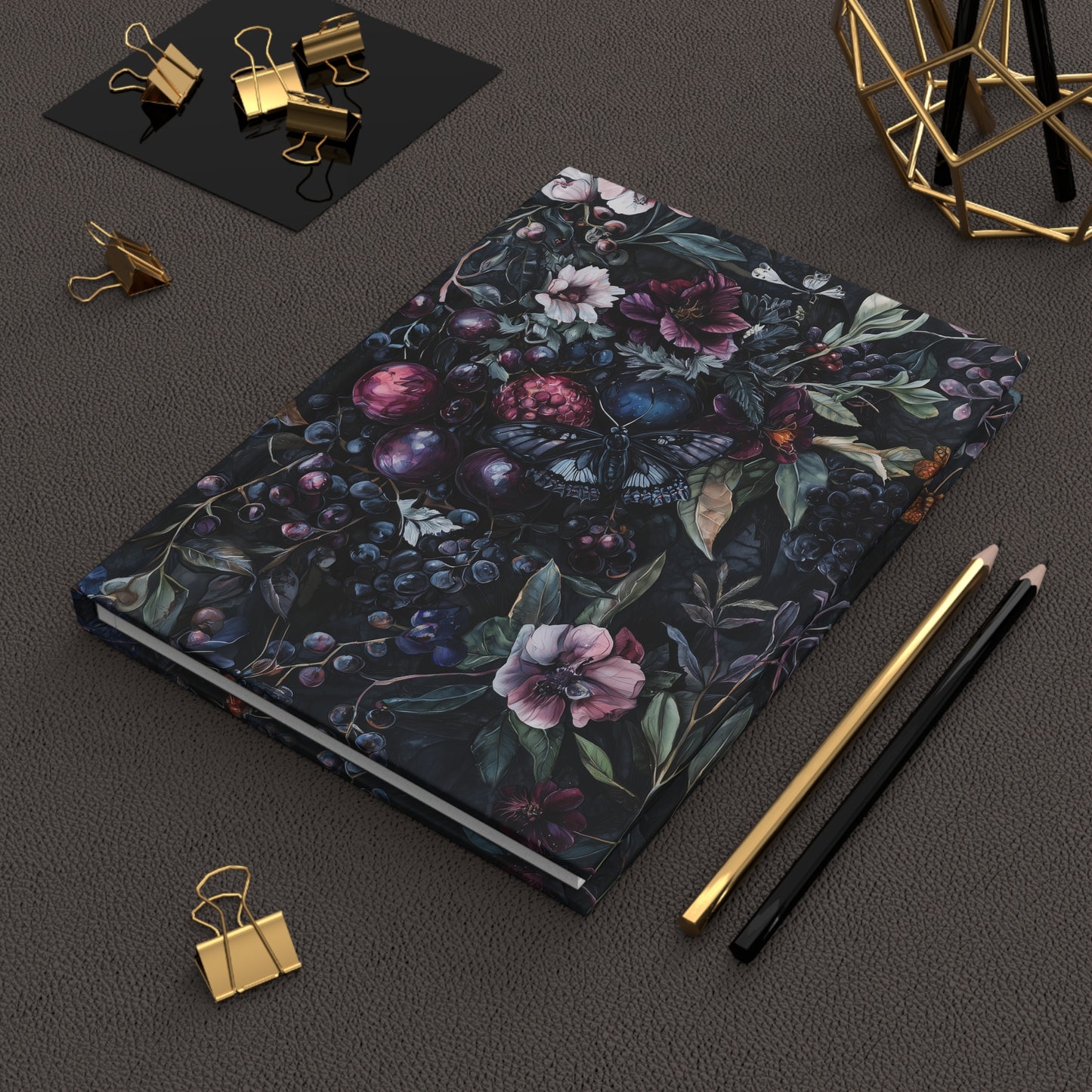 Floral Hardcover Journal