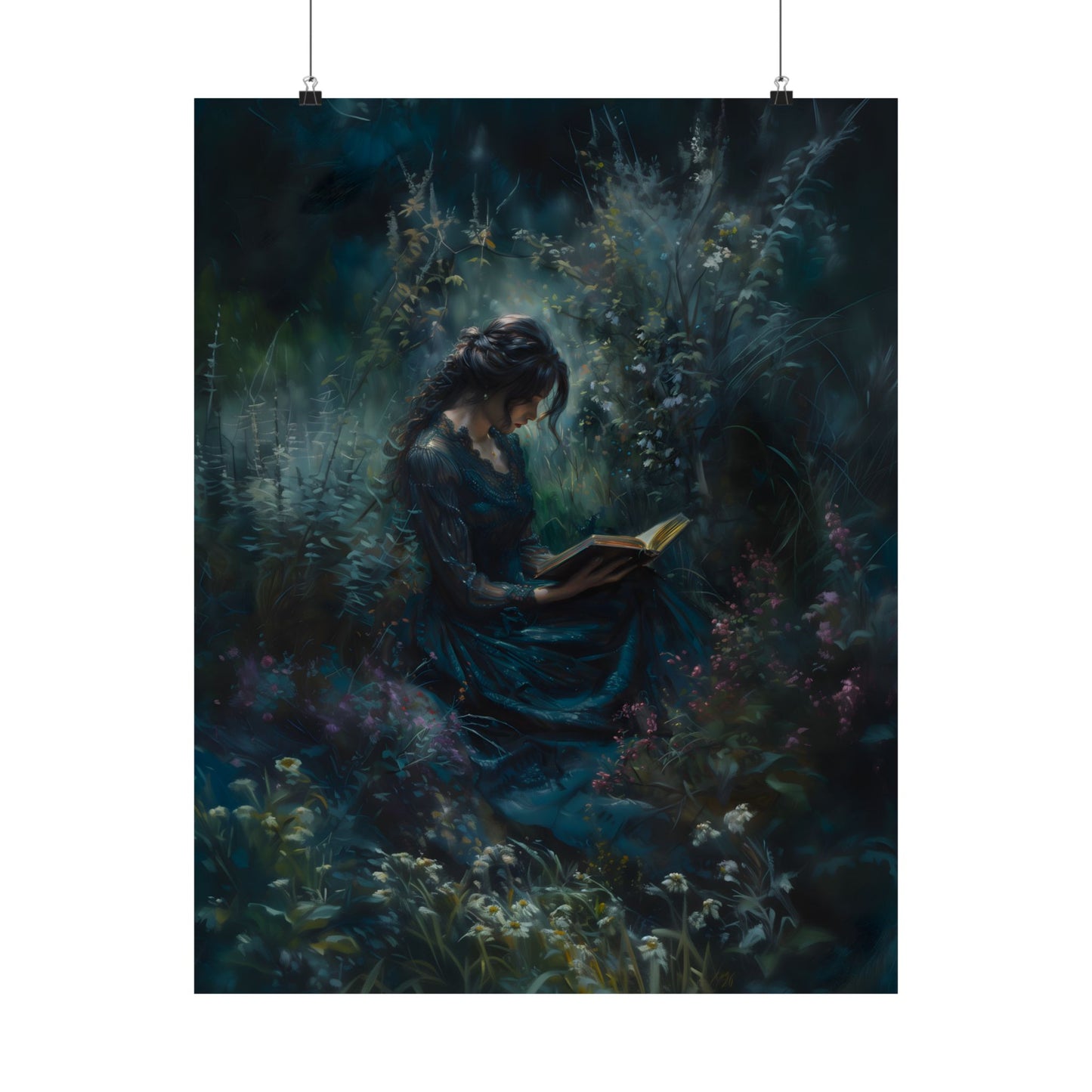 Midnight Reader Art Print