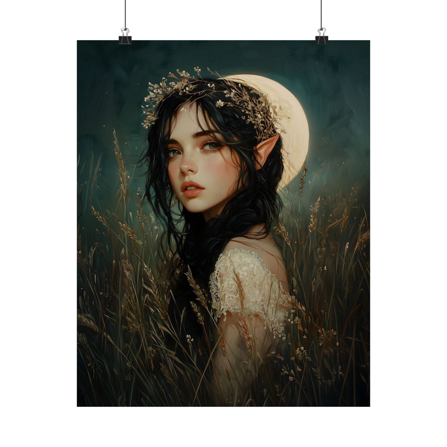 Elven Moon Art Print