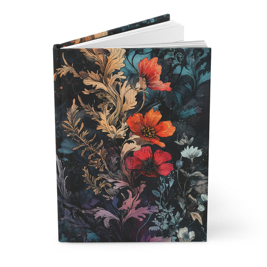 Floral Hardcover Journal