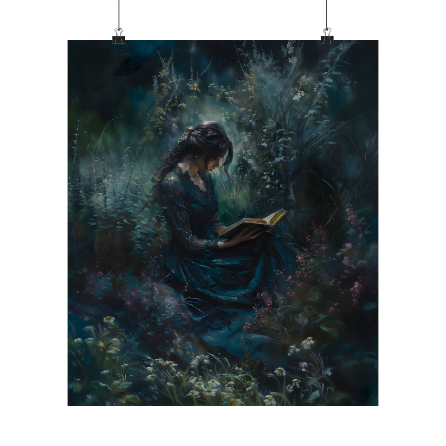 Midnight Reader Art Print