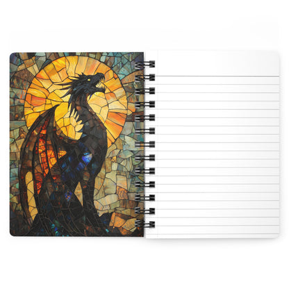 Black Dragon Spiral Bound Journal