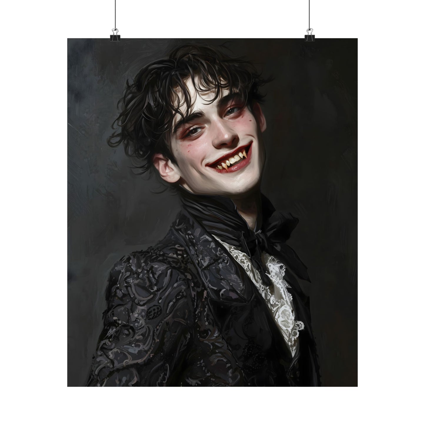 Cute Vampire Matte Vertical Posters