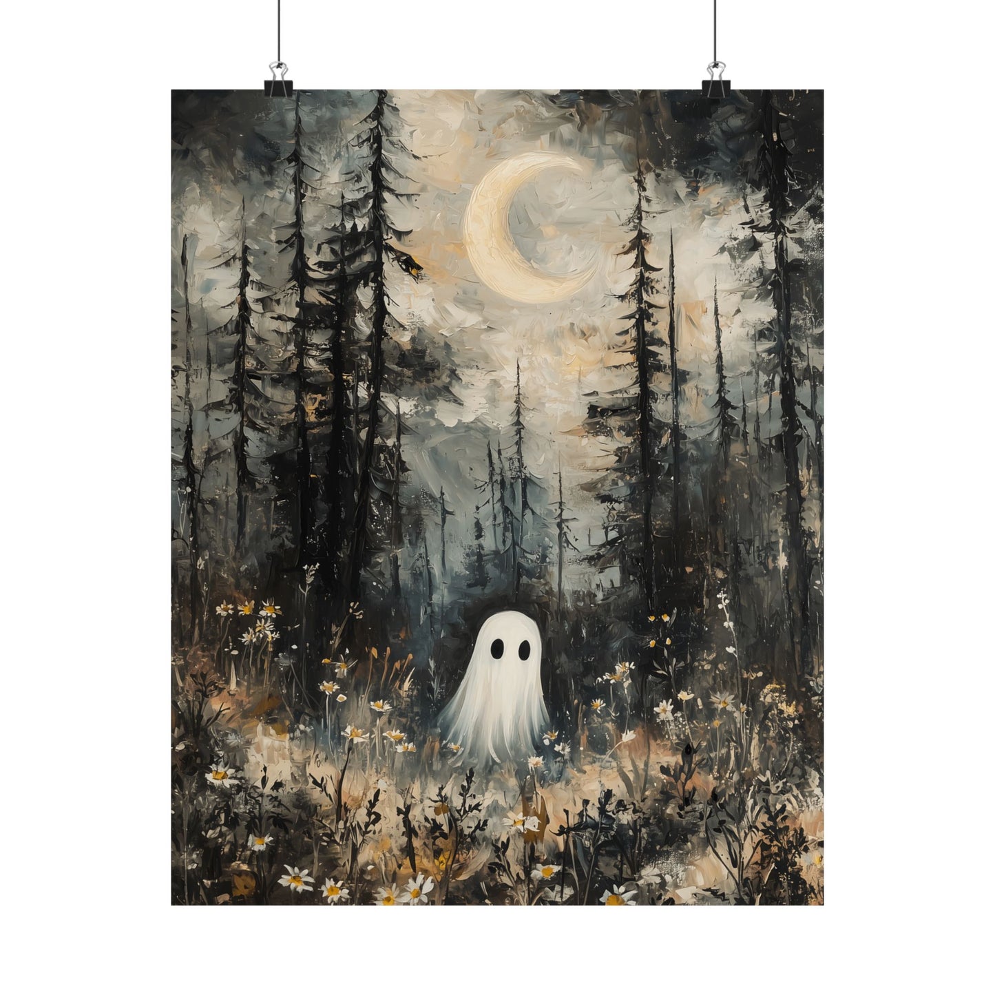 Moonshine Ghost Art Print