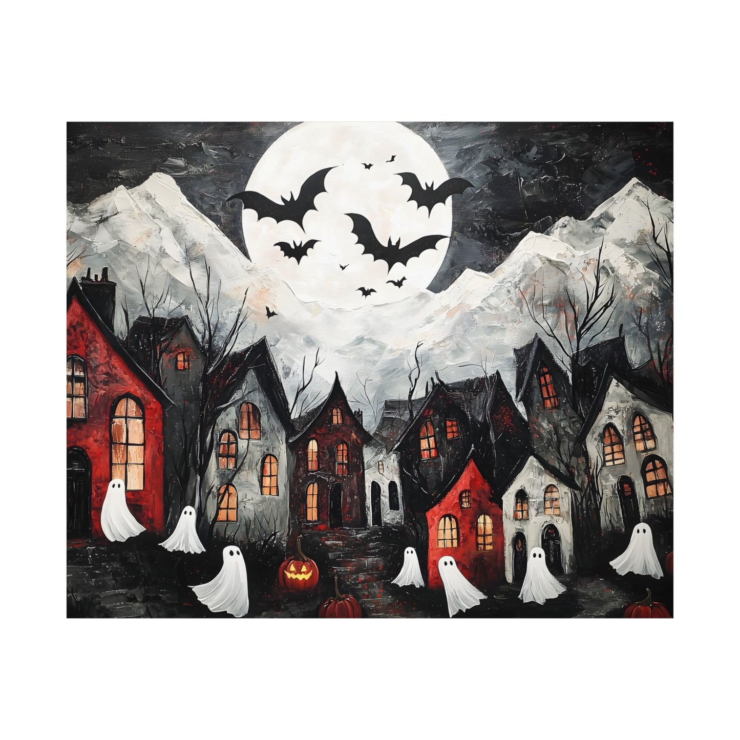 Halloween Town Art Print