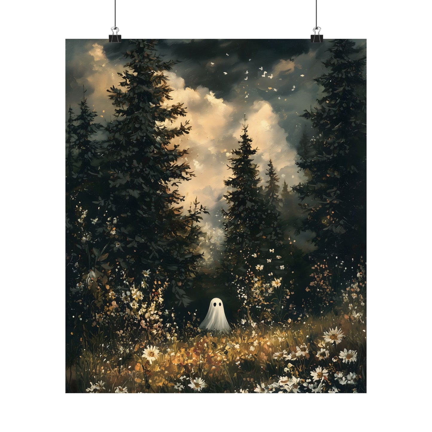 Whimsy Ghost Art Print