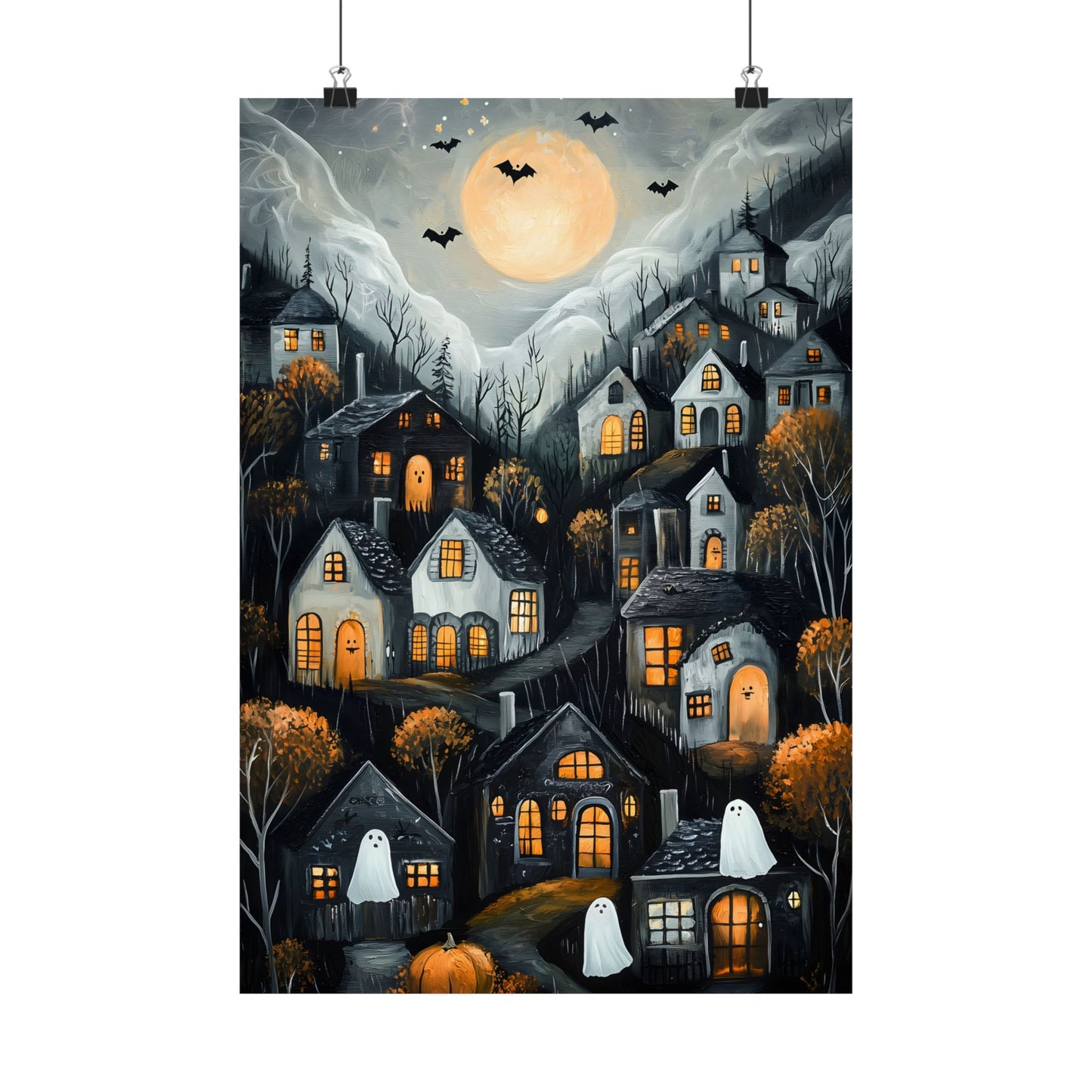 Halloween Town Art Print