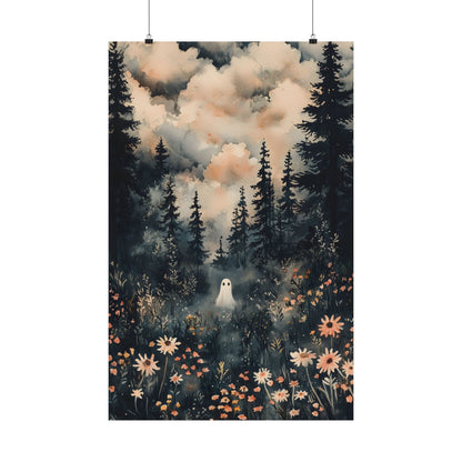 Lonely Ghost Art Print