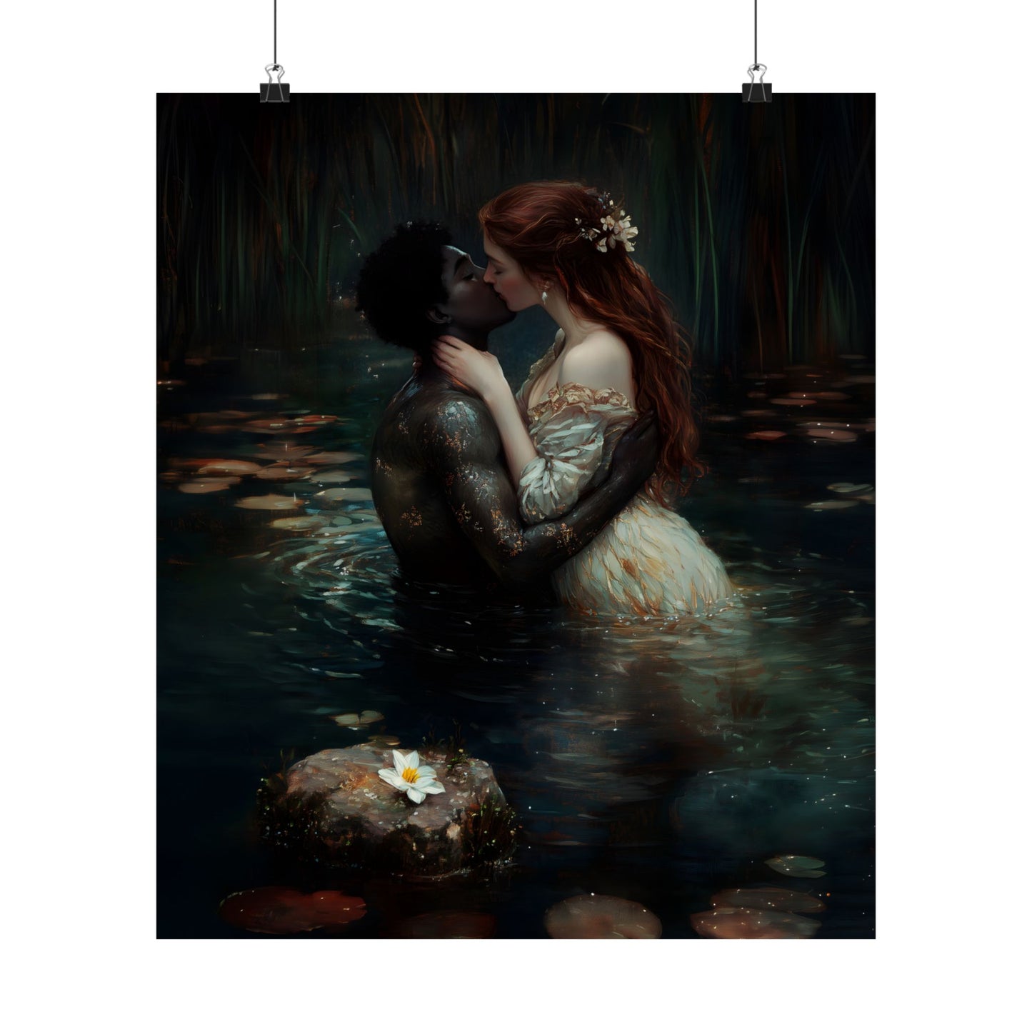 Lovers Art Print