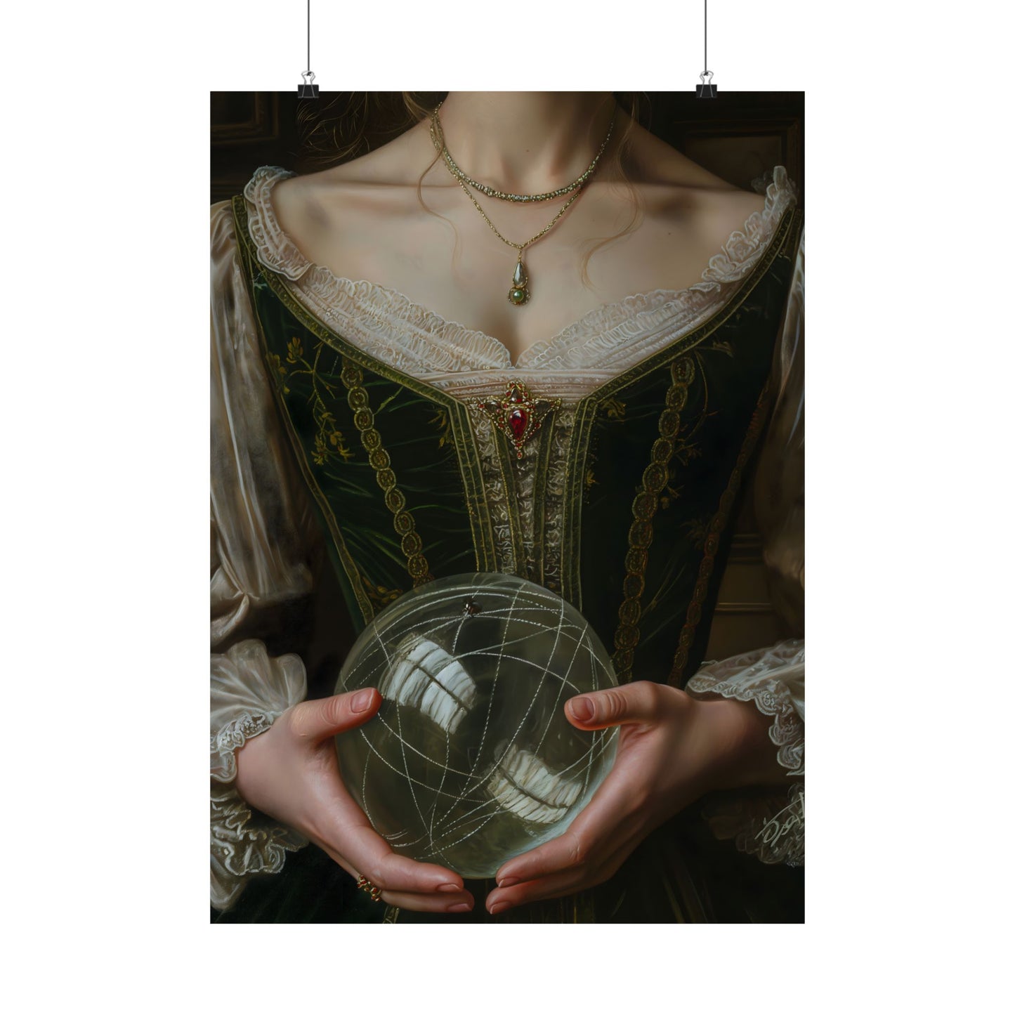 Glass Ball Art Print