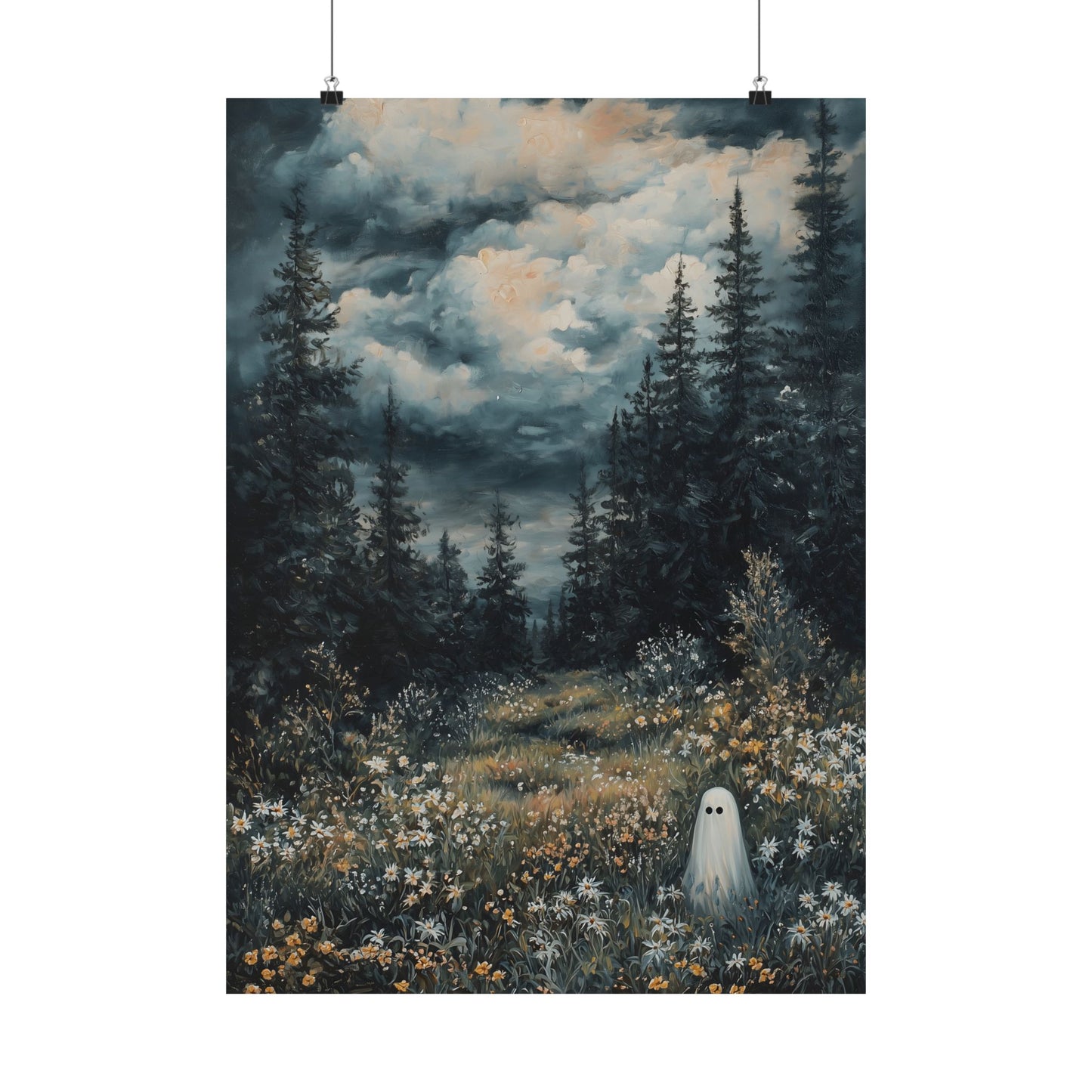 Ghostly Meadow Art Print