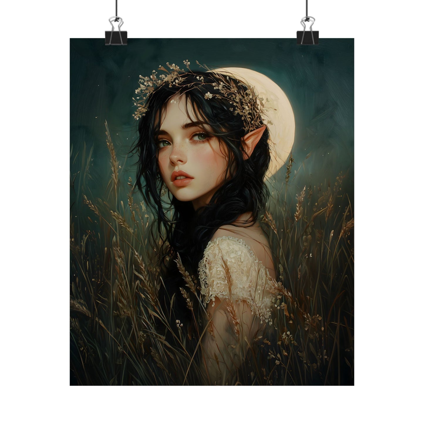 Elven Moon Art Print