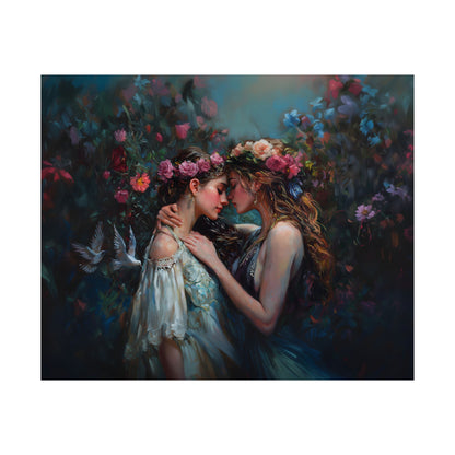 Spring Lovers Art Print