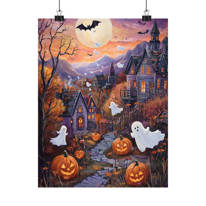 Halloween Town Art Print