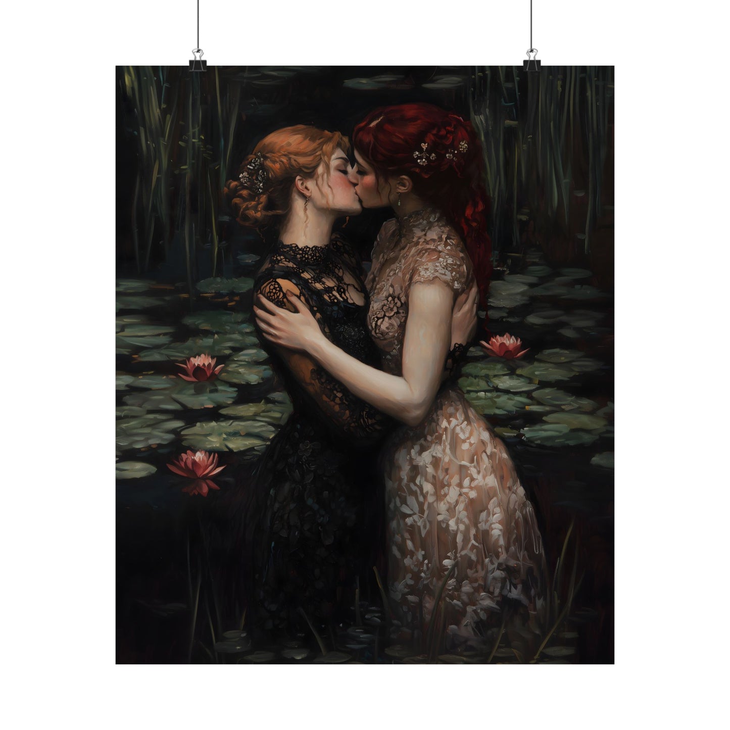 Lovers Art Print