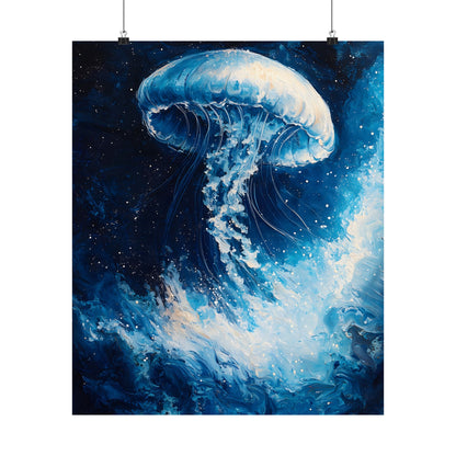 Mystic Jelly Fish Art Print