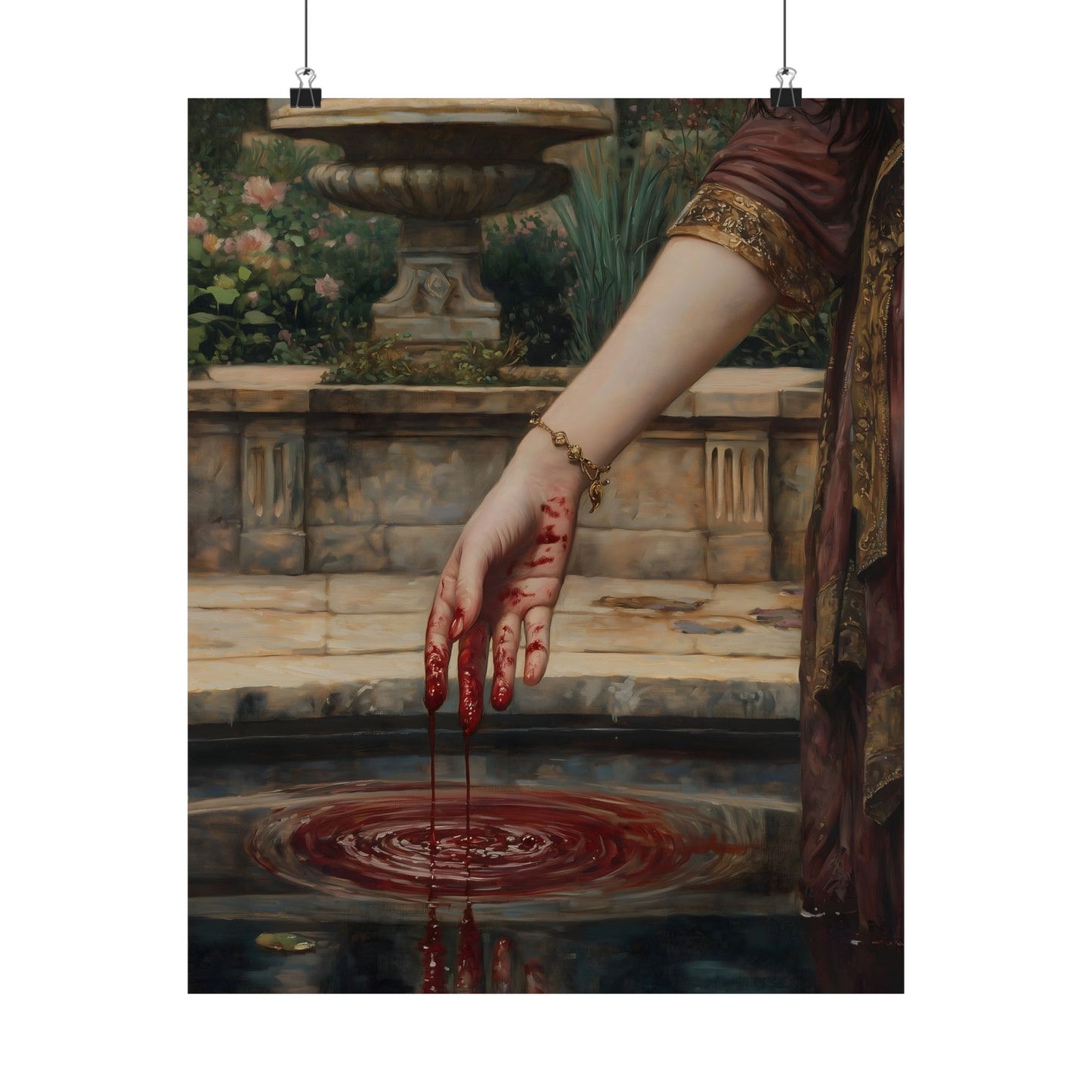 Blood and Water Art Print