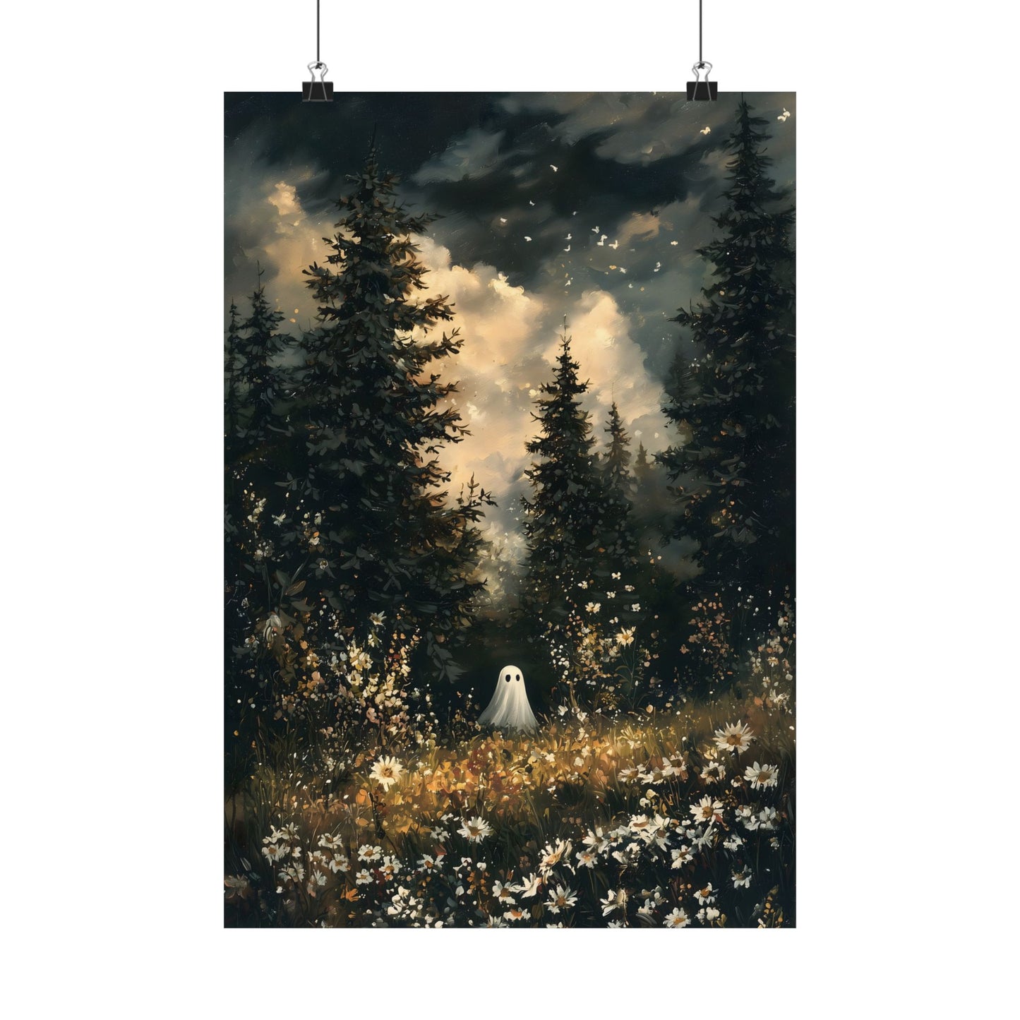 Whimsy Ghost Art Print