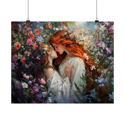 Floral Queens Art Print