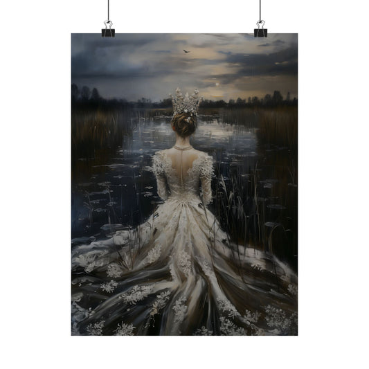 Evening Queen Art Print