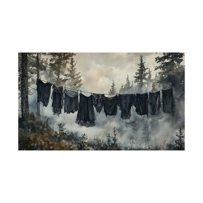 Goth Laundry Day Art Print