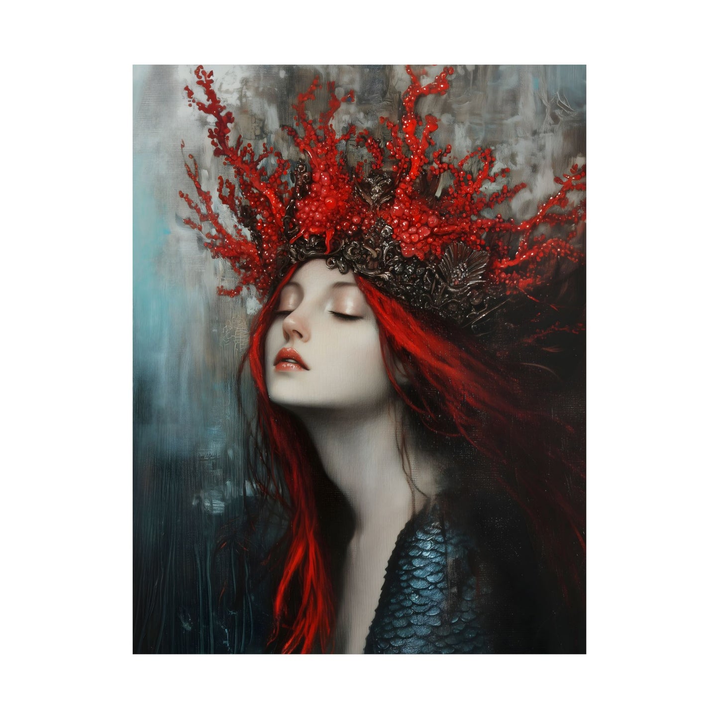 Coral Crown Art Print