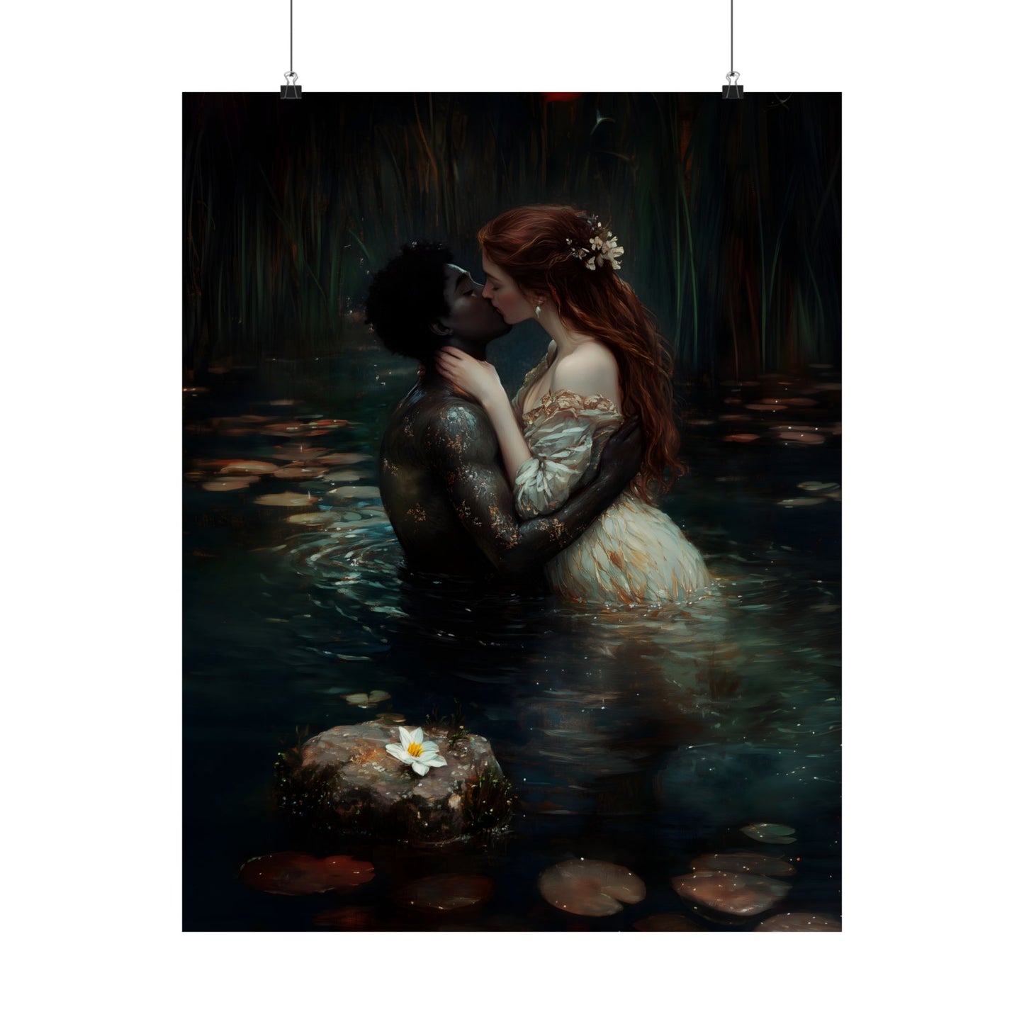 Lovers Art Print