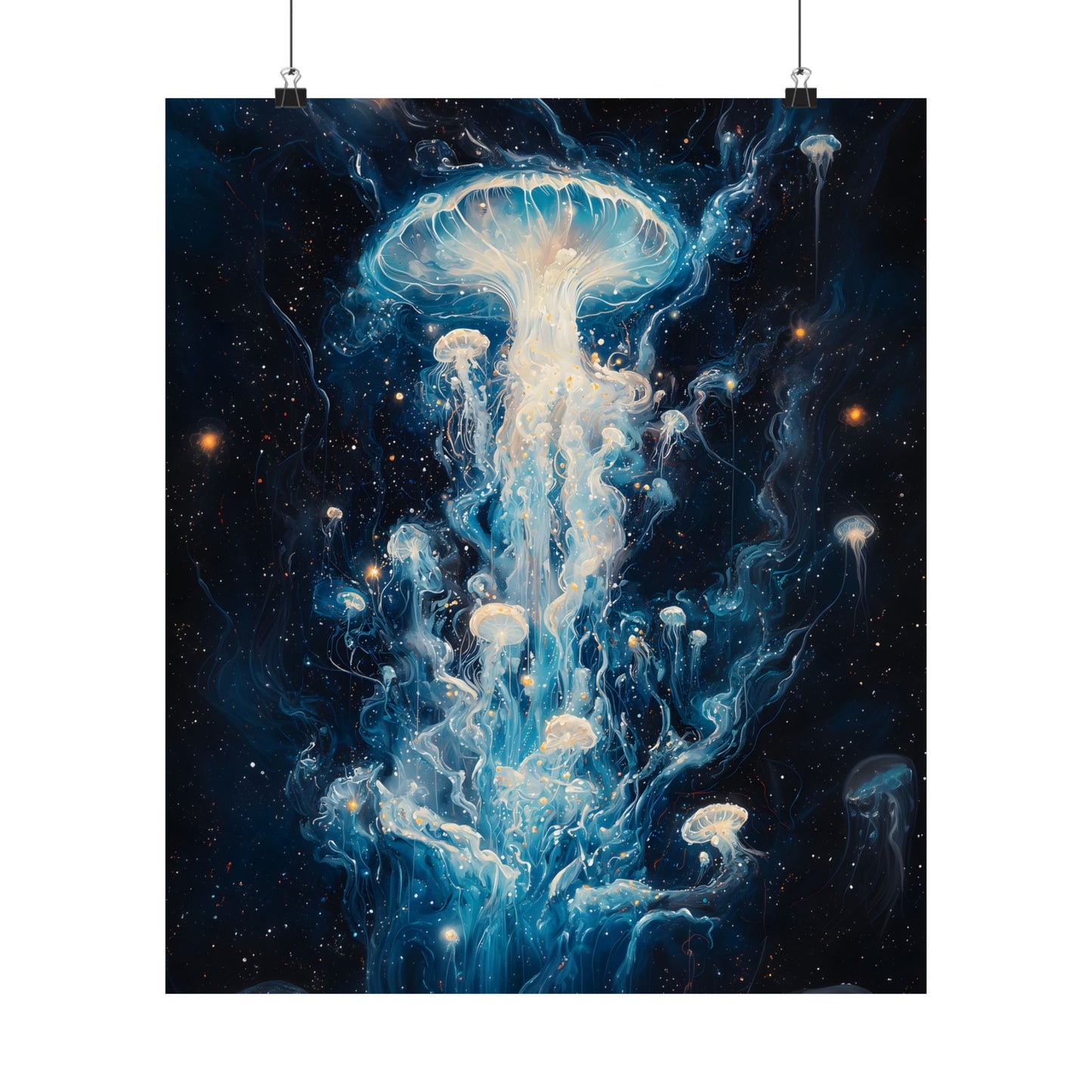 Etheral Jelly Fish Art Print