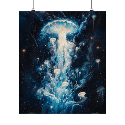 Etheral Jelly Fish Art Print