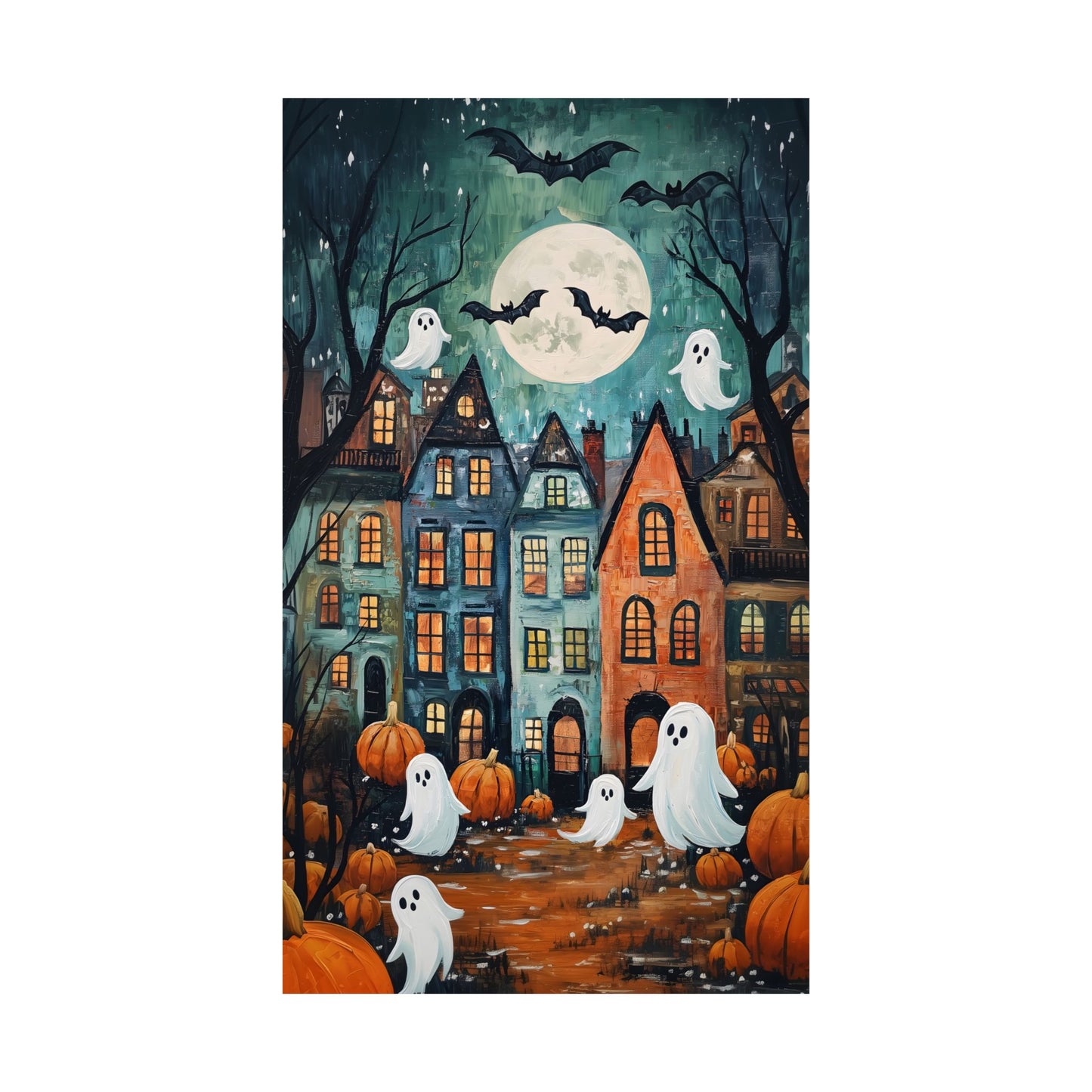 Halloween Town Art Print