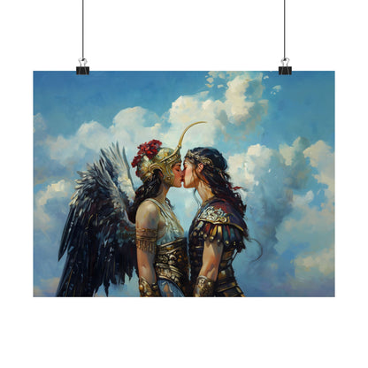 Nike and Athena Art Print