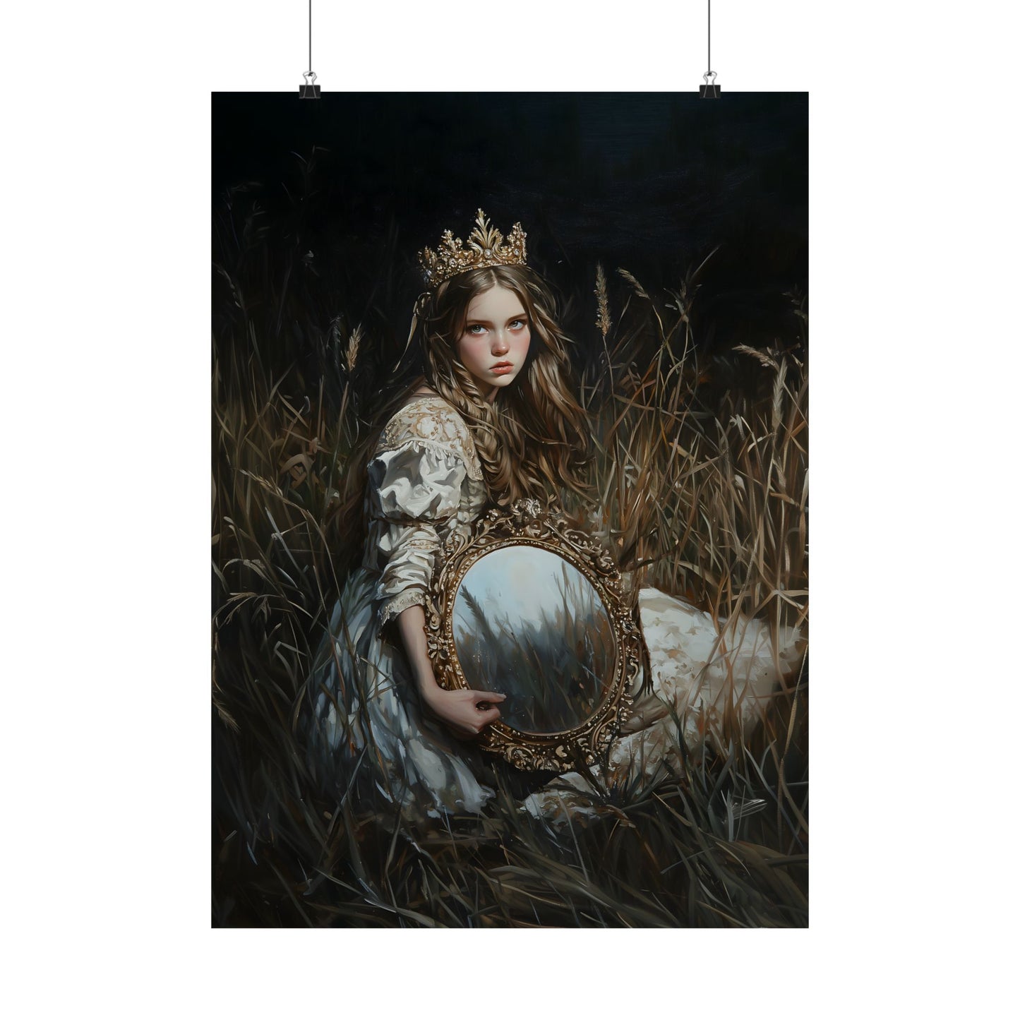 Princess Mirror Art Print