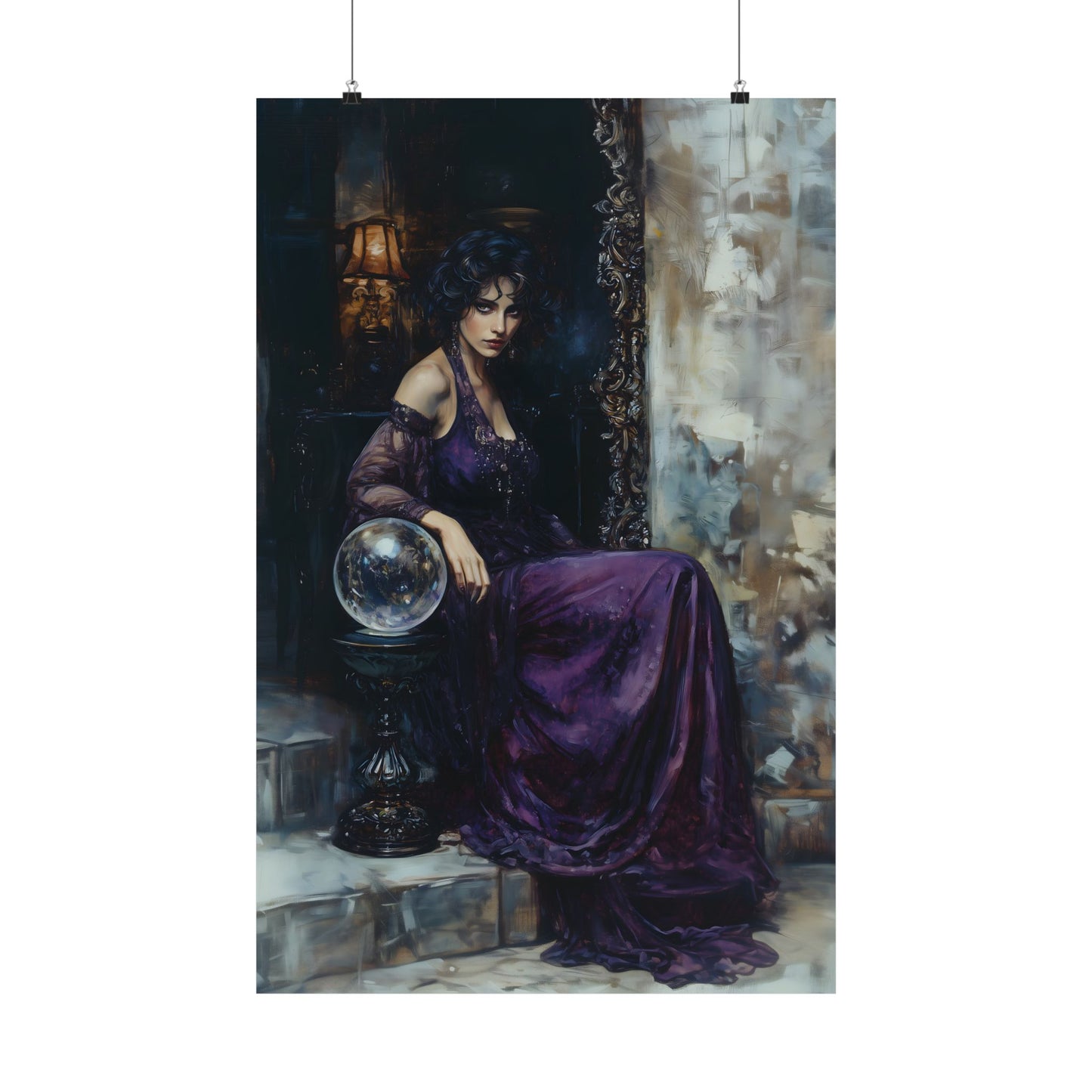 Purple Witch Art Print