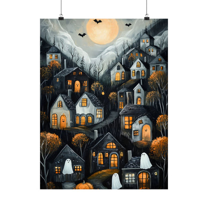 Halloween Town Art Print