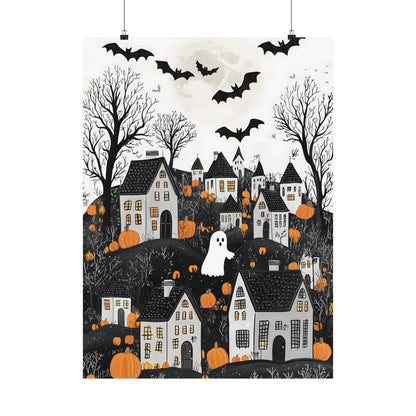 Halloween Town Art Print