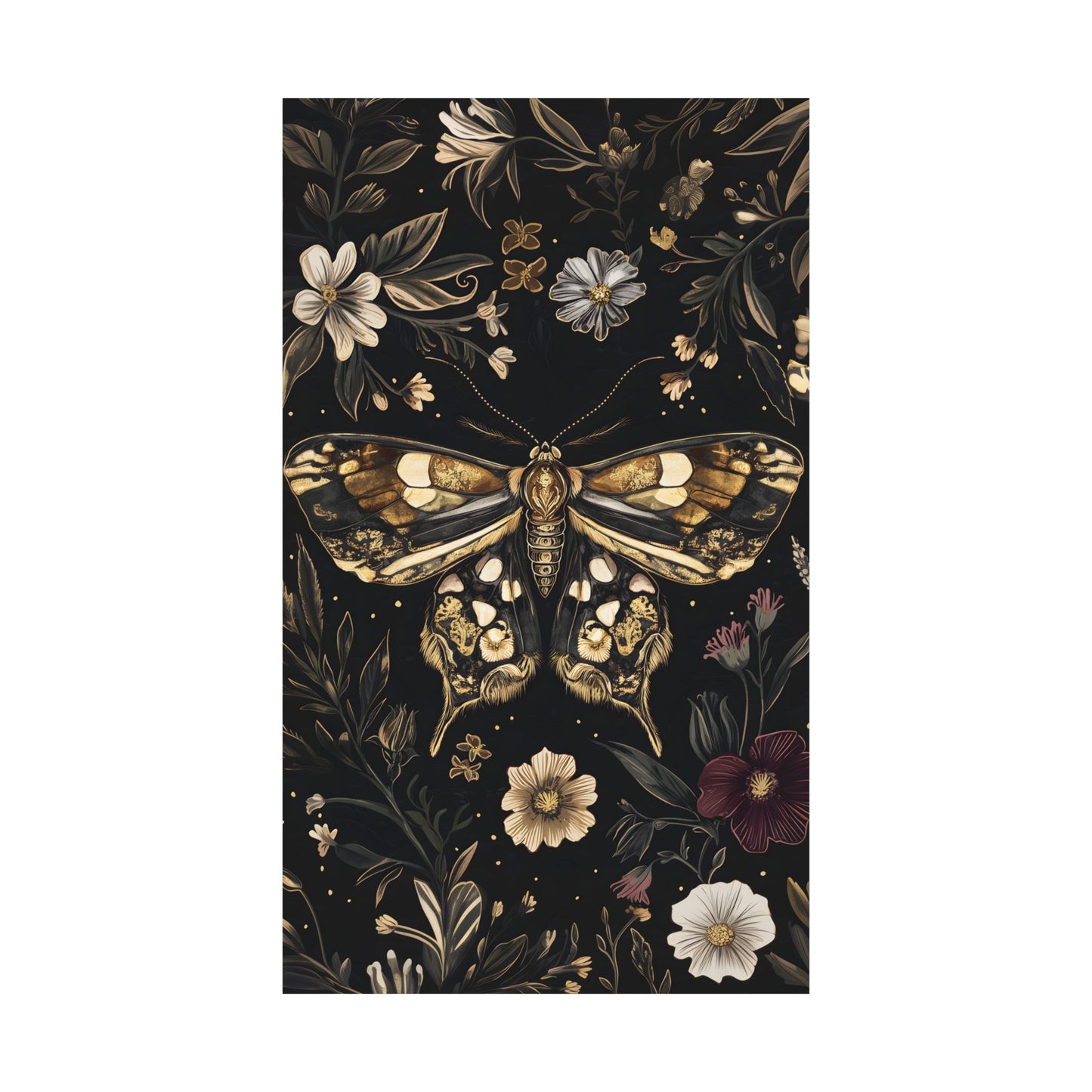 Dark Moth Art Print