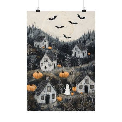 Halloween Town Art Print