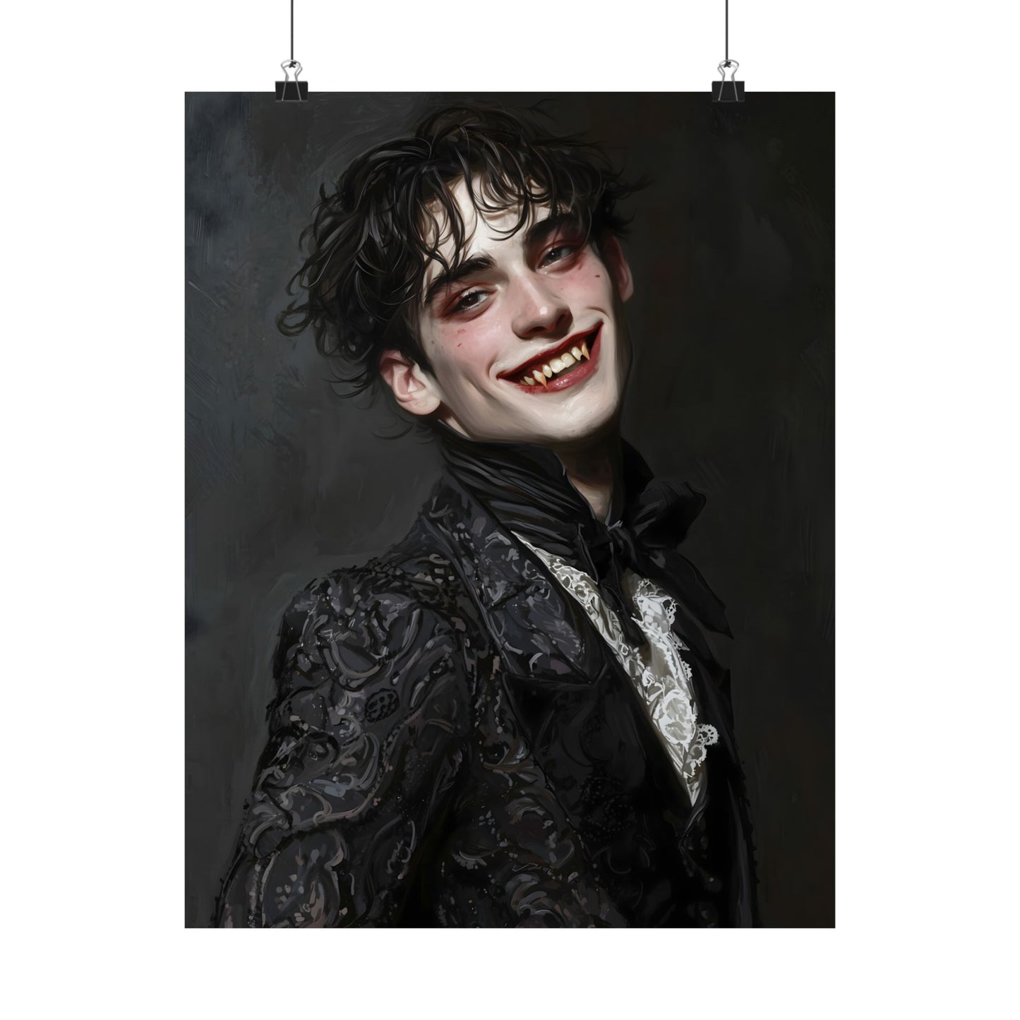 Cute Vampire Matte Vertical Posters