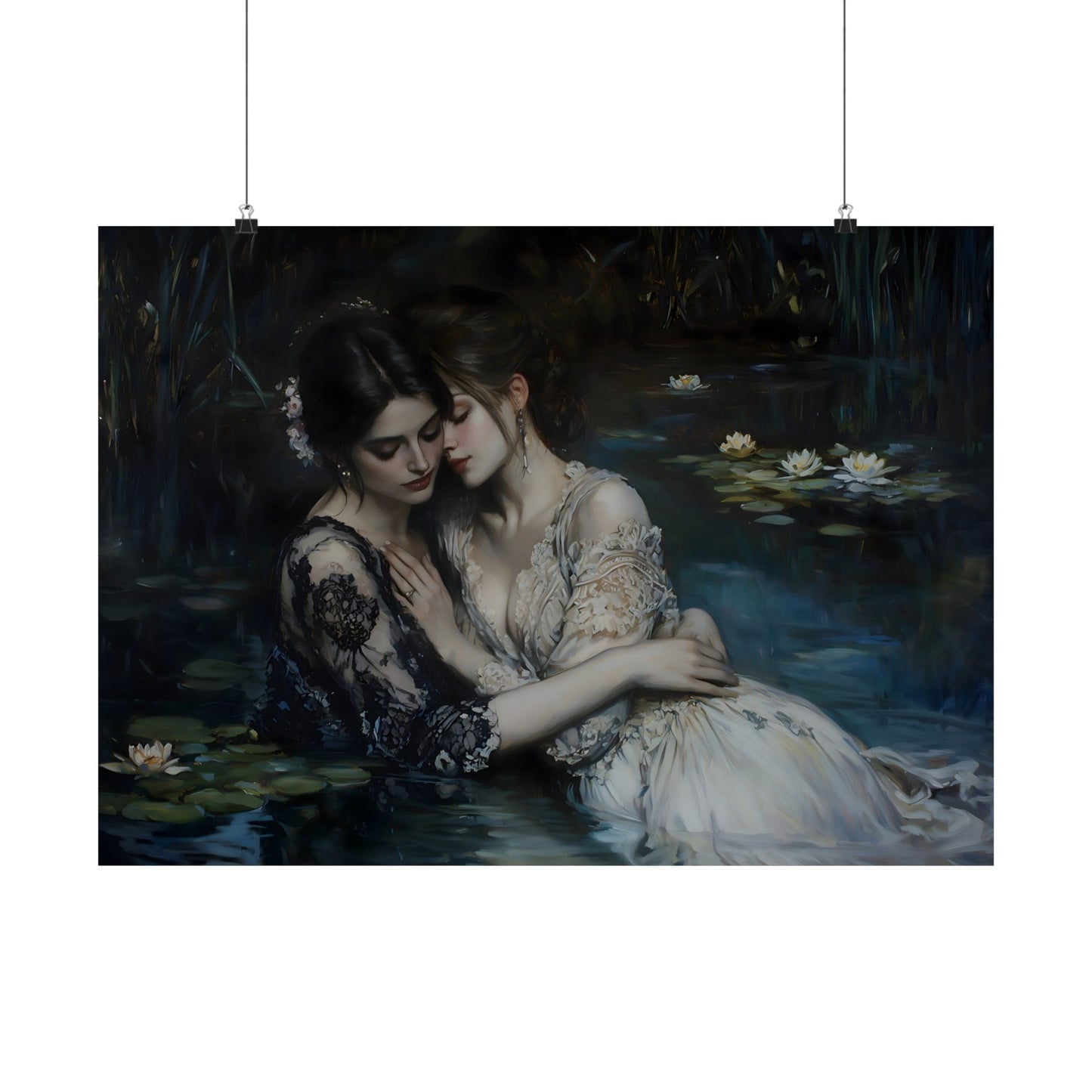 Lovers Art Print