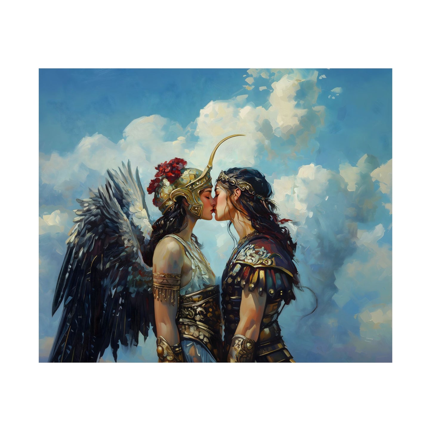 Nike and Athena Art Print