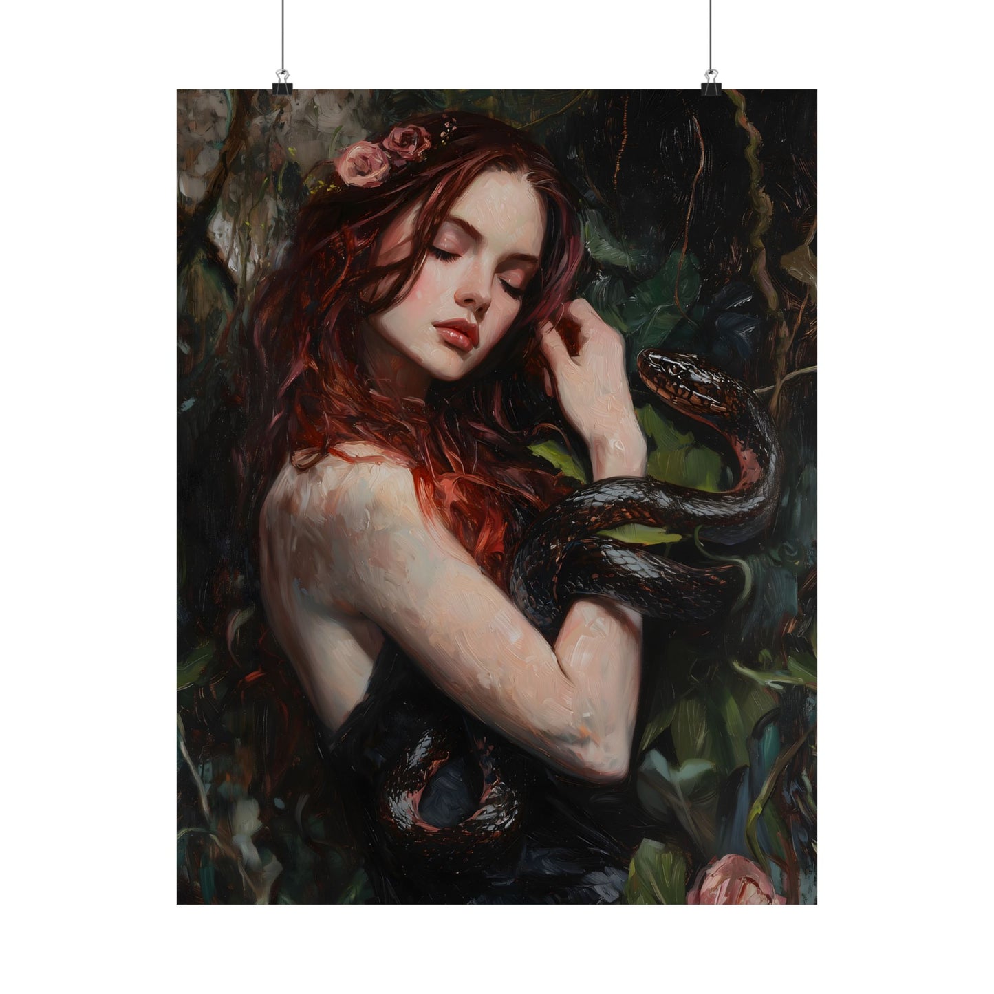 Lilith and Snake Art Print